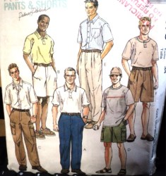 2075 MCC MR PANTS, SHORTS CARGO POCKET OR NOT PATTERN 34, 42